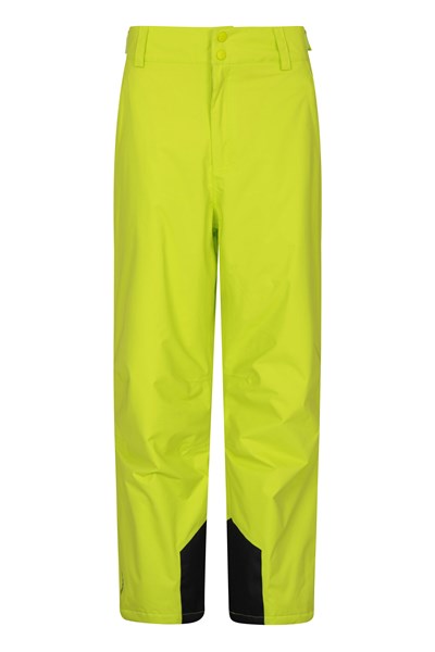 Gravity Mens Waterproof Ski Pants - Short Length - Green