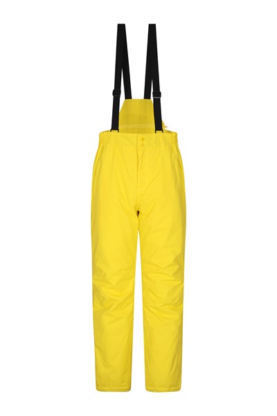 Dusk Mens Ski Pants - Short Length - Yellow