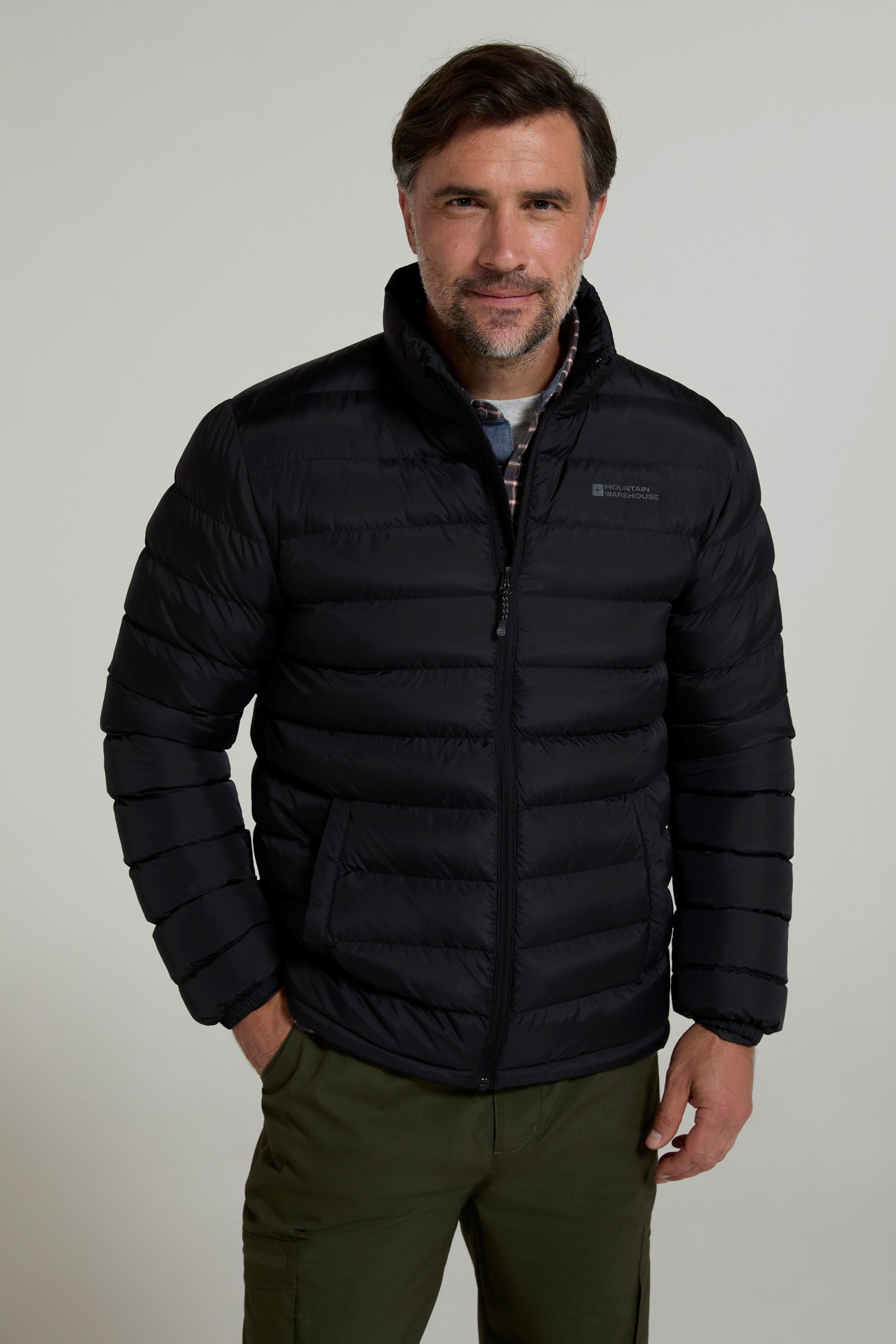 Mountain warehouse link mens padded jacket best sale