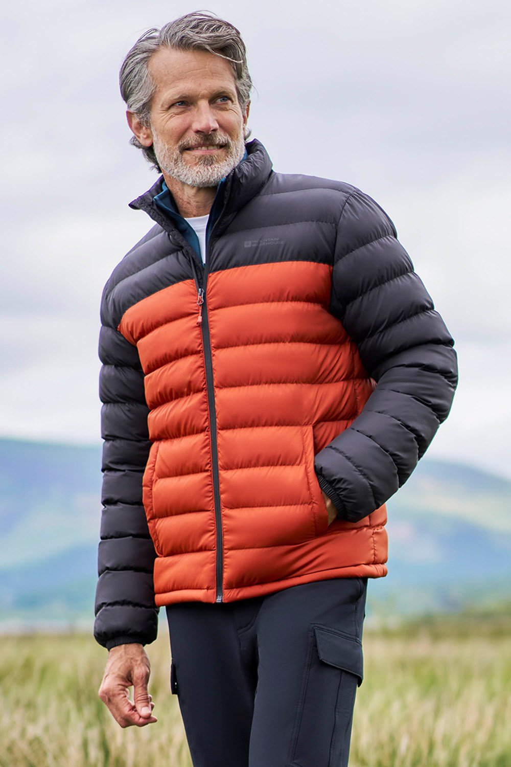 Mountain Warehouse Herren Wattierte Jacke Wasserabweisend Puffer Winter Warm Mäntel - Bild 22 von 57
