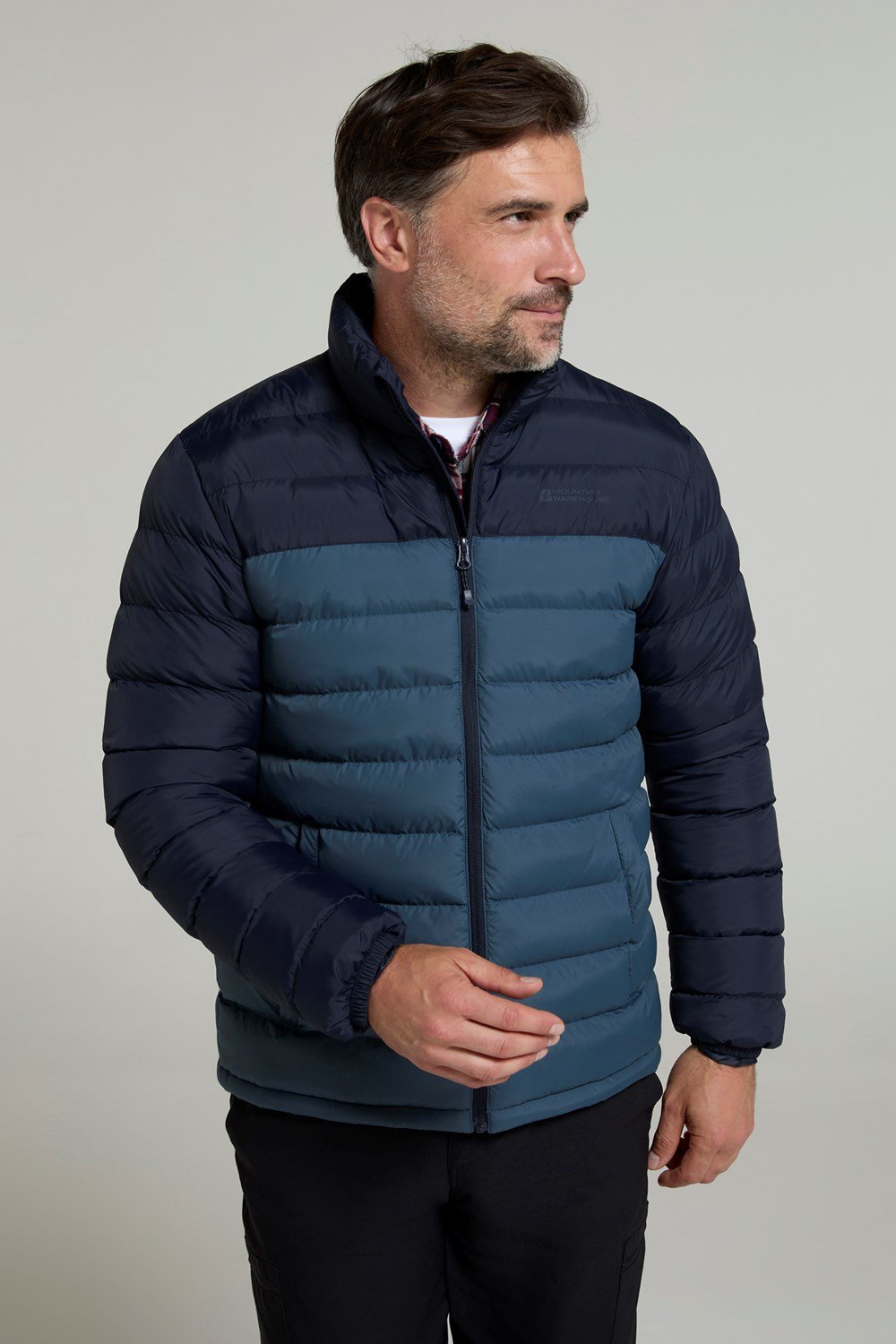 Mountain Warehouse Herren Wattierte Jacke Wasserabweisend Puffer Winter Warm Mäntel - Bild 29 von 57