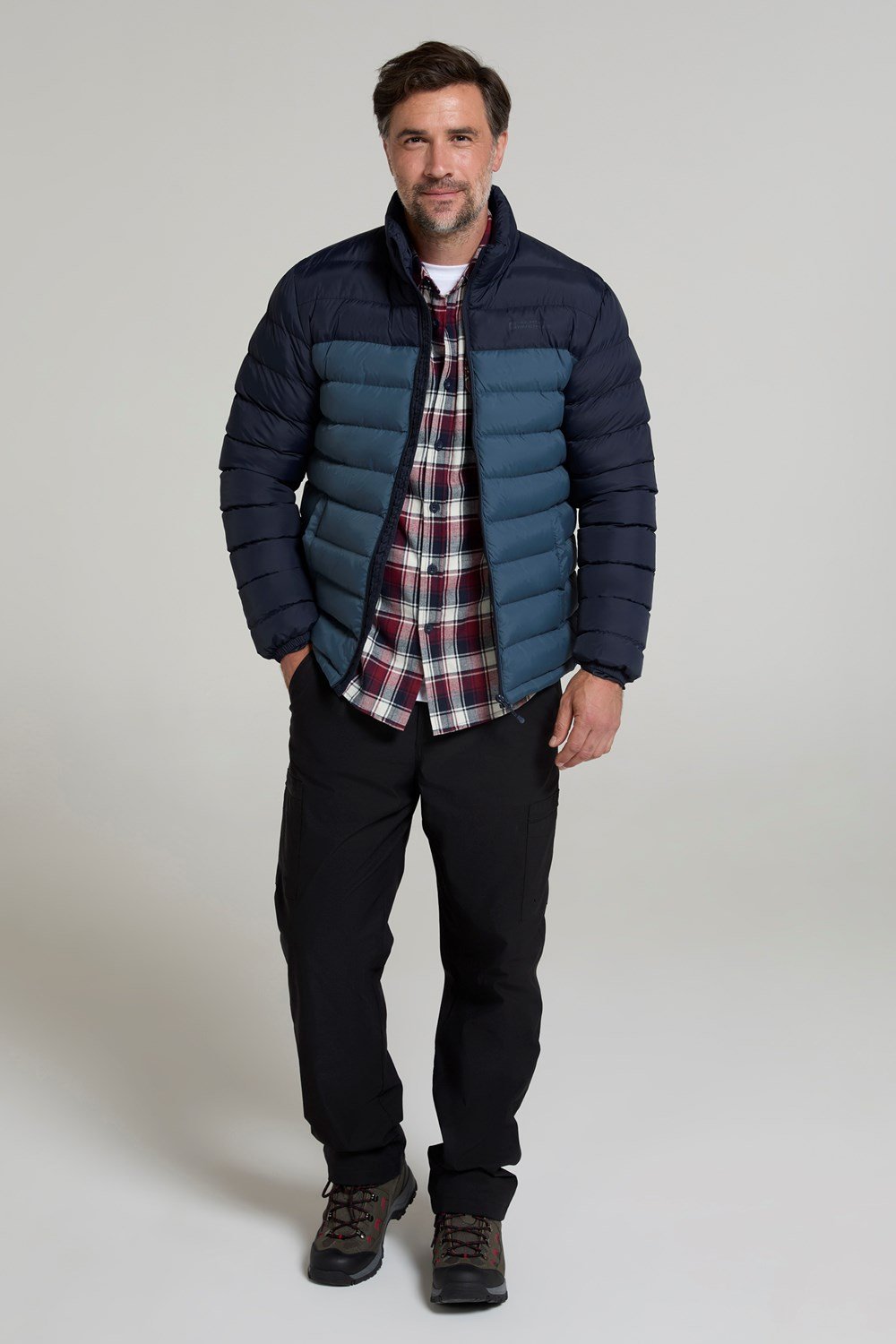 Mountain Warehouse Herren Wattierte Jacke Wasserabweisend Puffer Winter Warm Mäntel - Bild 31 von 57