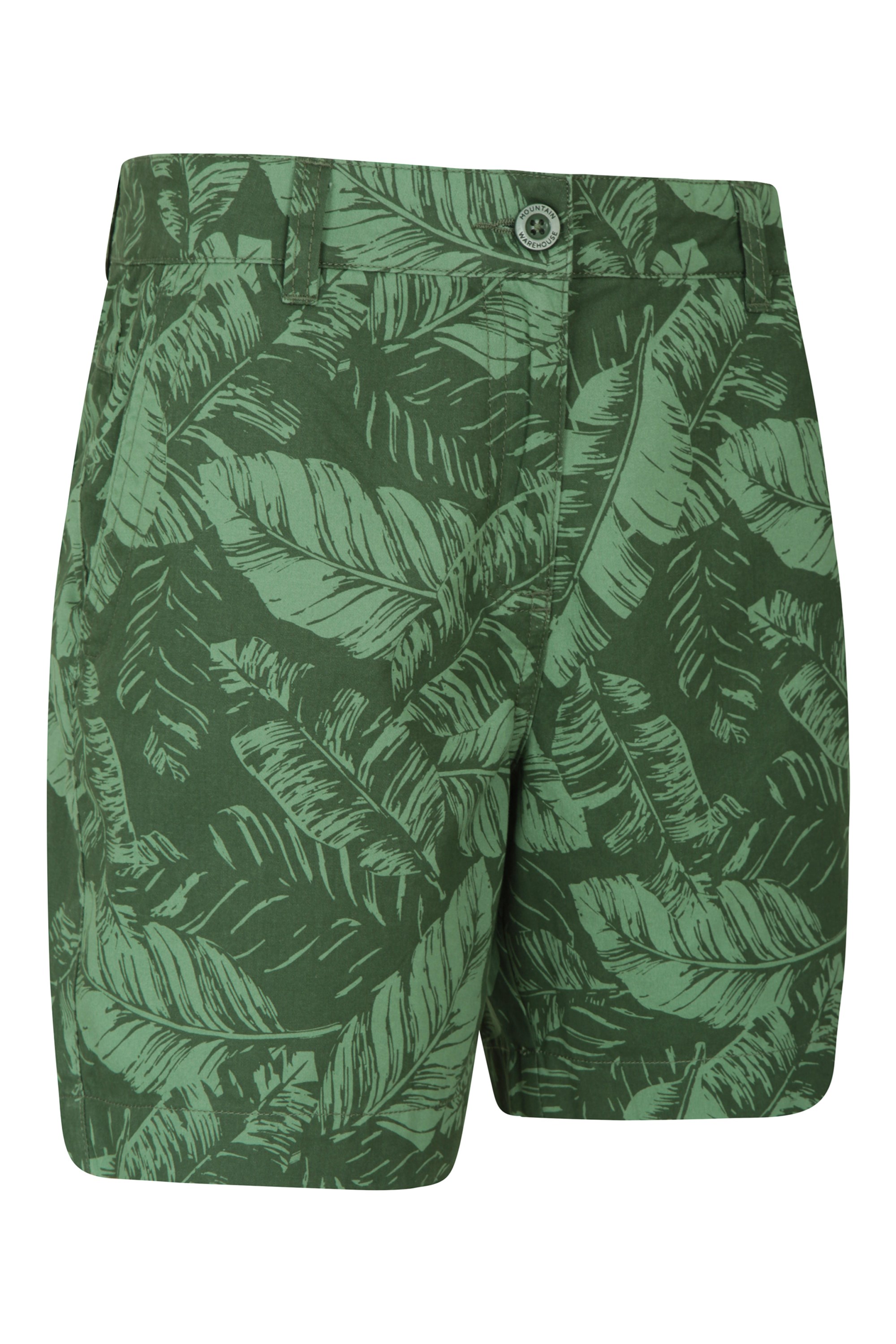 Mountain Warehouse Lakeside II Pantalones Cortos para Mujer pícnics duraderos de algodón Ligeros de Verano para la Playa 