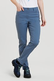 Stride Ultra-Light Slimline Womens Pants - Short Length Blue