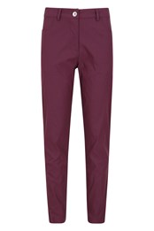 Stride Ultra-Light Slimline Womens Trousers - Short Length Plum Purple