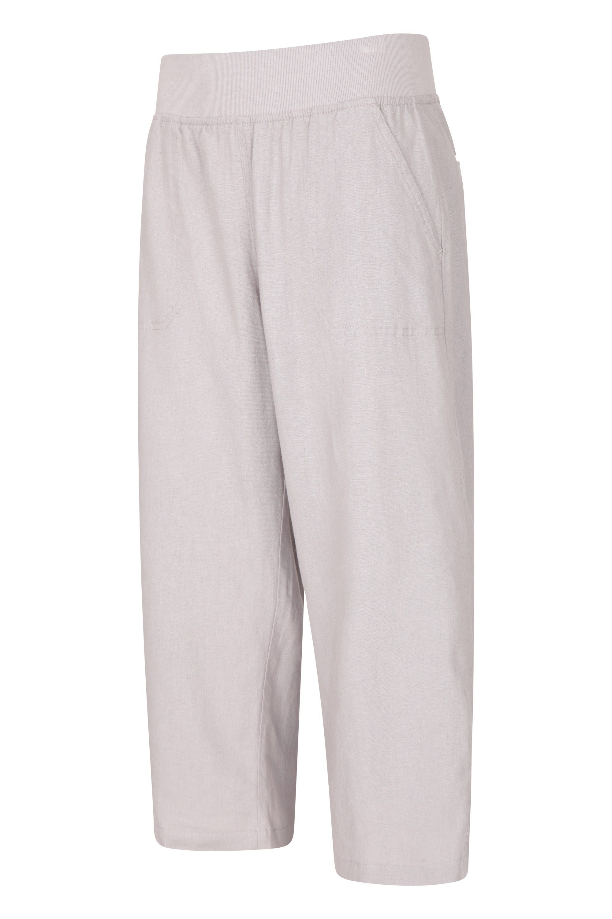 Cotton Capris For Women - Half Capri Pants - Grey