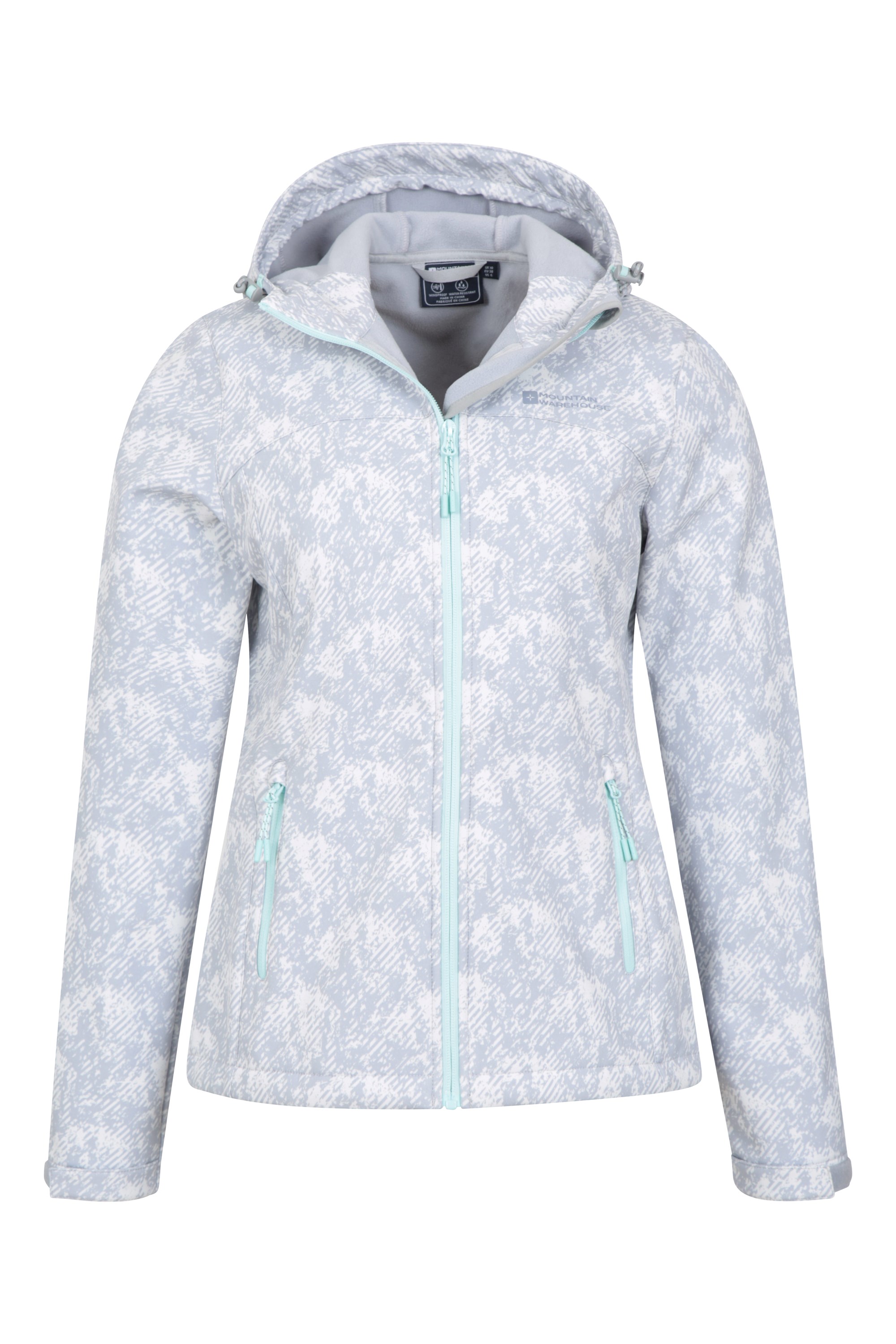 Warehouse Resistant Softshell Water Printed Exodus Mountain Womens US |