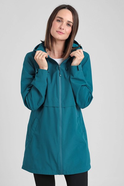 Hilltop Womens Waterproof Jacket - Blue