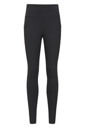 Blackout High Waisted Womens Tights Black