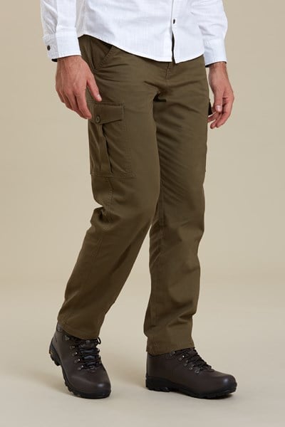 Lakeside Mens Cargo Trousers - Green