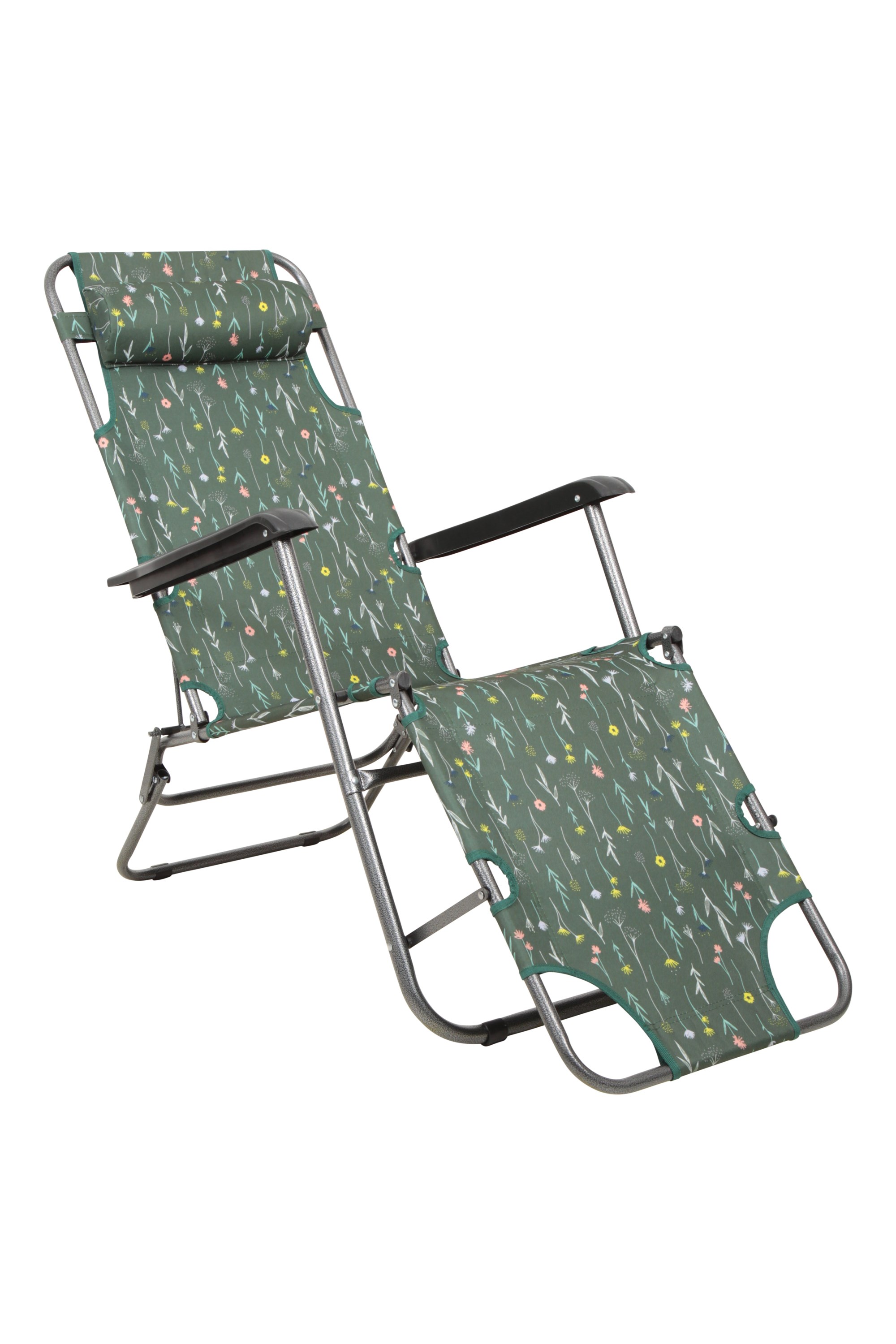 Mountain Warehouse Sunlounger Folding Chair Foldable Camping Fishing Pool Lounge 