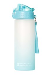 BPA-Free Ombre Push-Lid Water Bottle - 600ml Blue