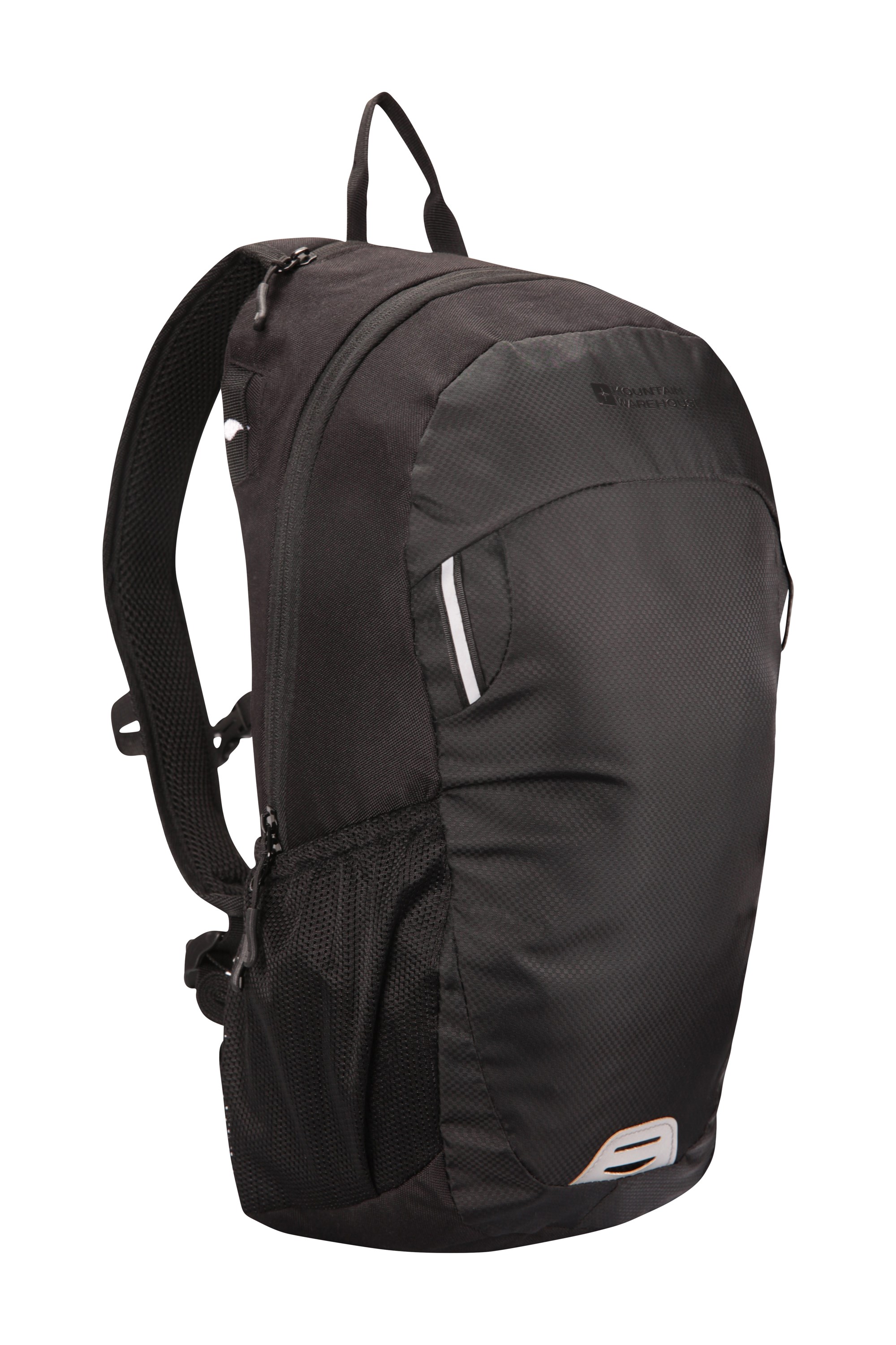 Mountain Warehouse Onyx 15L Backpack Reflective Details Outdoor Rucksack Hydration compatible