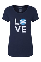 Camiseta Love Scotland Mujer
