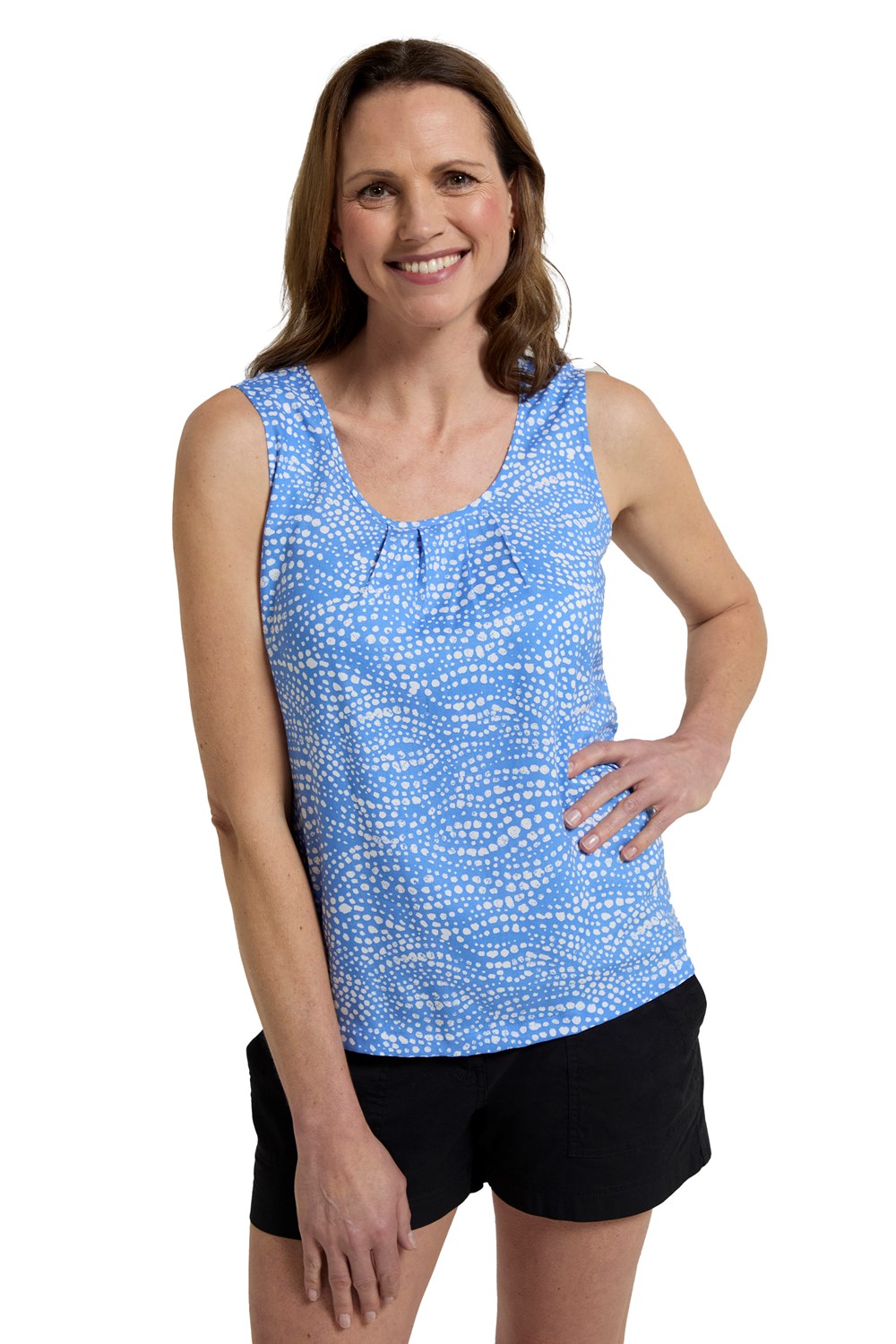 Mountain Warehouse Womens Orchid Printed Vest Ladies Cotton Summer Tank Top - Picture 22 of 72
