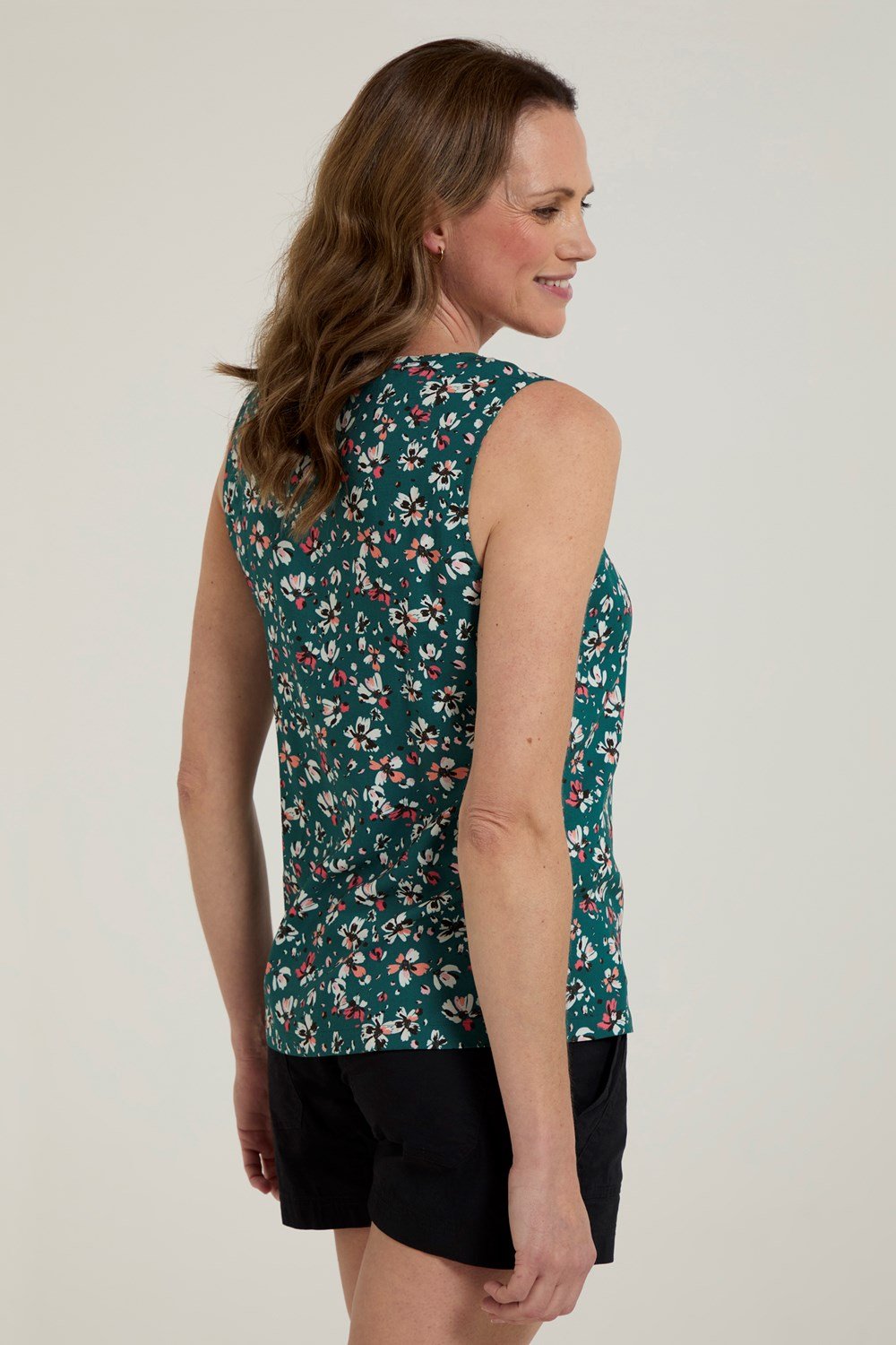 Mountain Warehouse Womens Orchid Printed Vest Ladies Cotton Summer Tank Top - Picture 27 of 72