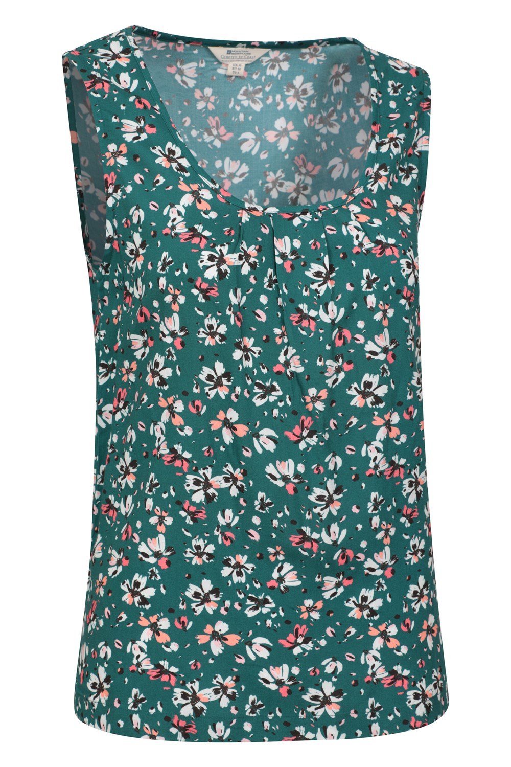 Mountain Warehouse Womens Orchid Printed Vest Ladies Cotton Summer Tank Top - Picture 29 of 72