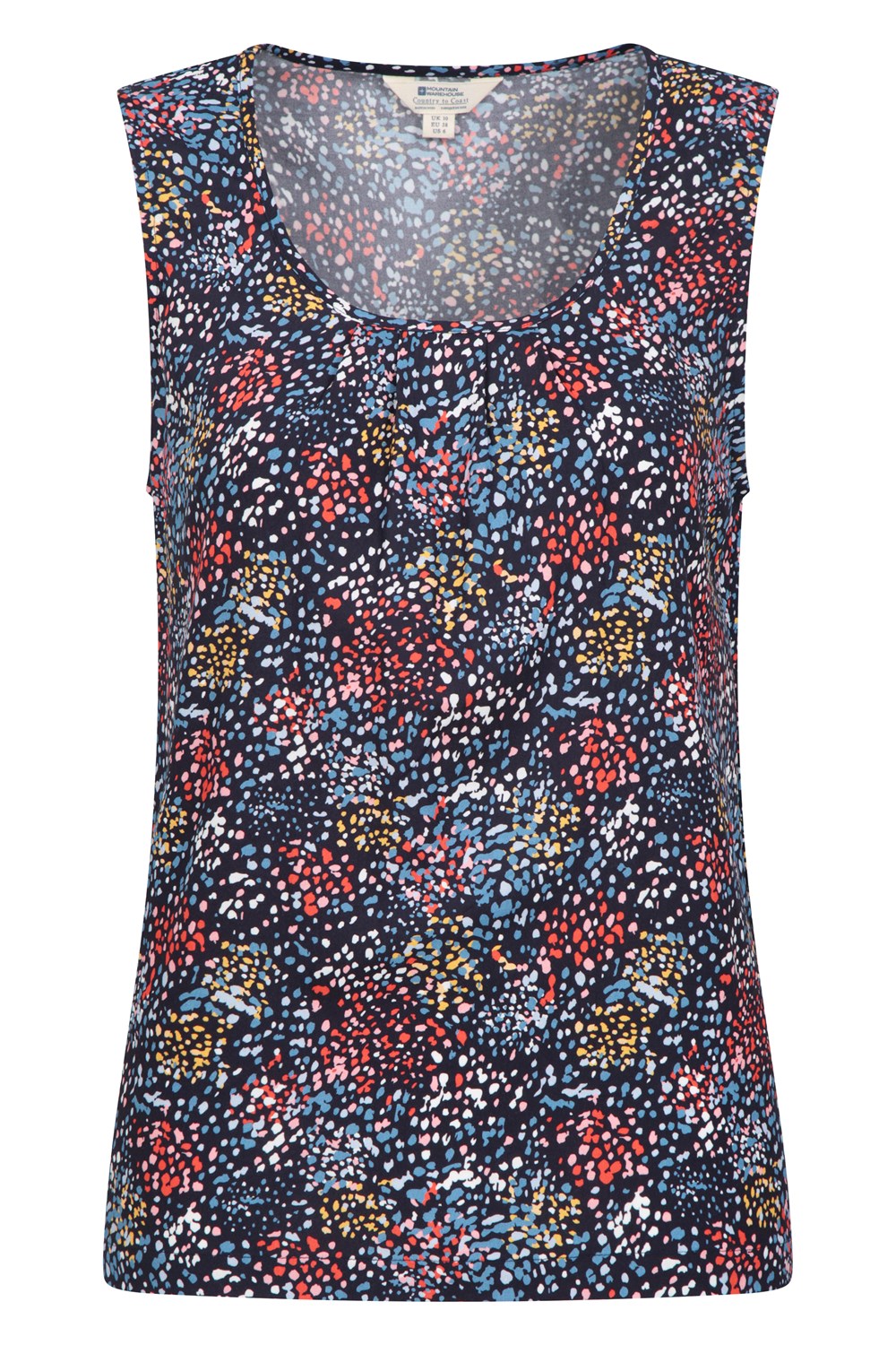 Mountain Warehouse Womens Orchid Printed Vest Ladies Cotton Summer Tank Top - Picture 45 of 72