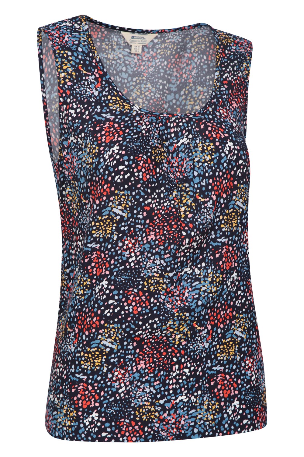 Mountain Warehouse Womens Orchid Printed Vest Ladies Cotton Summer Tank Top - Picture 47 of 72