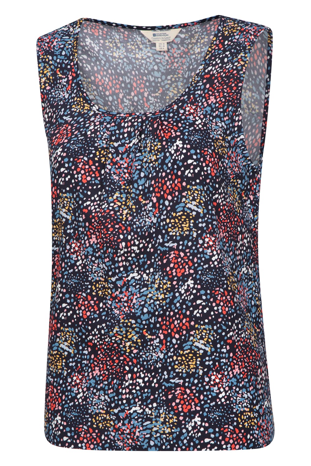 Mountain Warehouse Womens Orchid Printed Vest Ladies Cotton Summer Tank Top - Picture 49 of 72