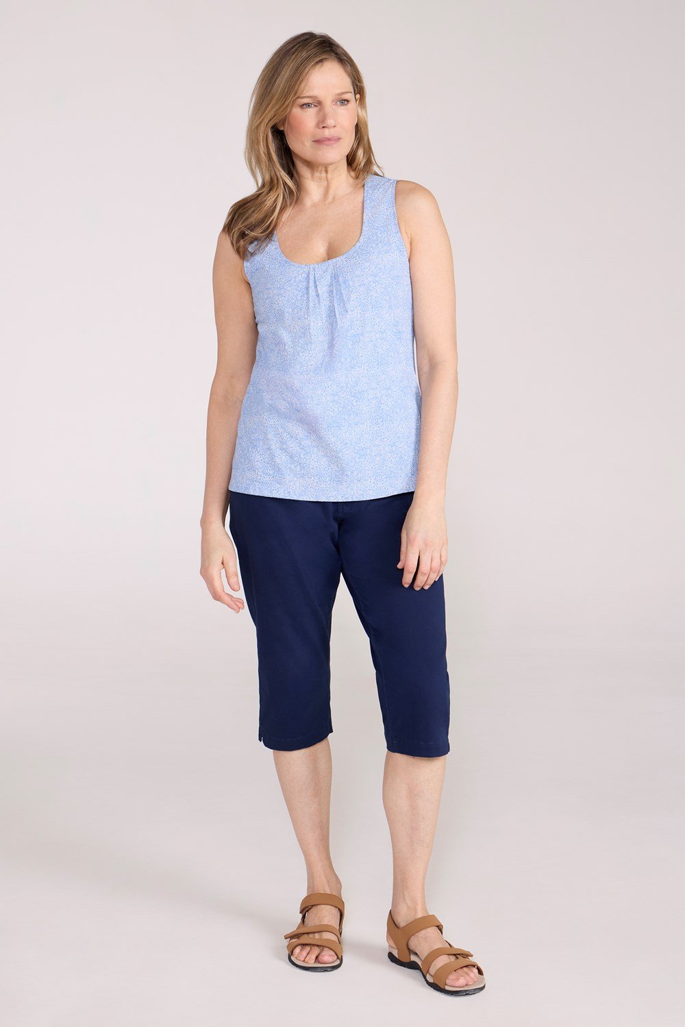 Mountain Warehouse Womens Orchid Printed Vest Ladies Cotton Summer Tank Top - Picture 53 of 72