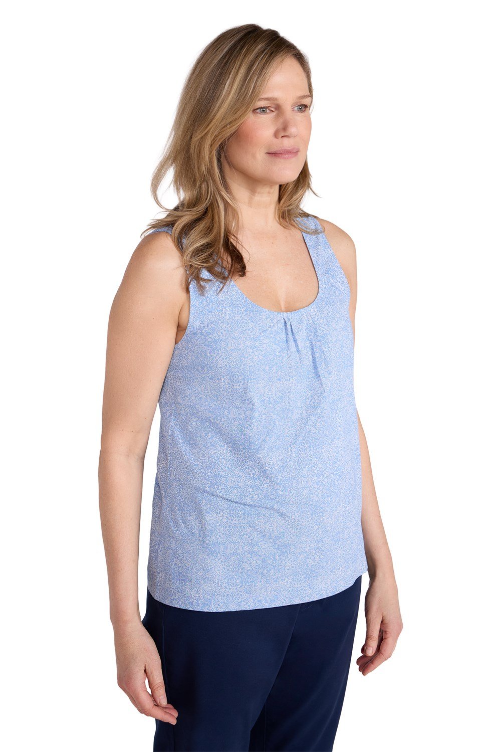 Mountain Warehouse Womens Orchid Printed Vest Ladies Cotton Summer Tank Top - Picture 61 of 72