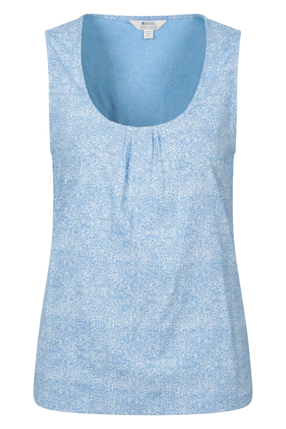 Mountain Warehouse Womens Orchid Printed Vest Ladies Cotton Summer Tank Top - Picture 56 of 72