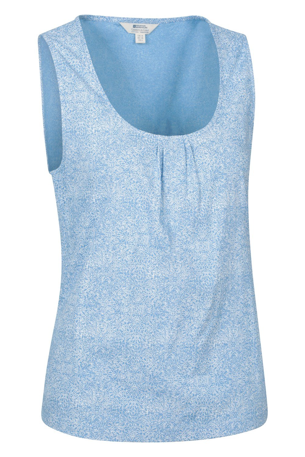 Mountain Warehouse Womens Orchid Printed Vest Ladies Cotton Summer Tank Top - Picture 57 of 72