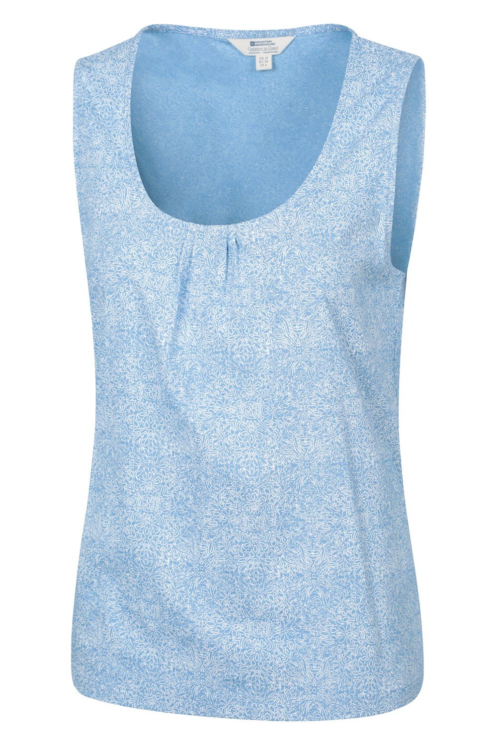 Mountain Warehouse Womens Orchid Printed Vest Ladies Cotton Summer Tank Top - Picture 59 of 72