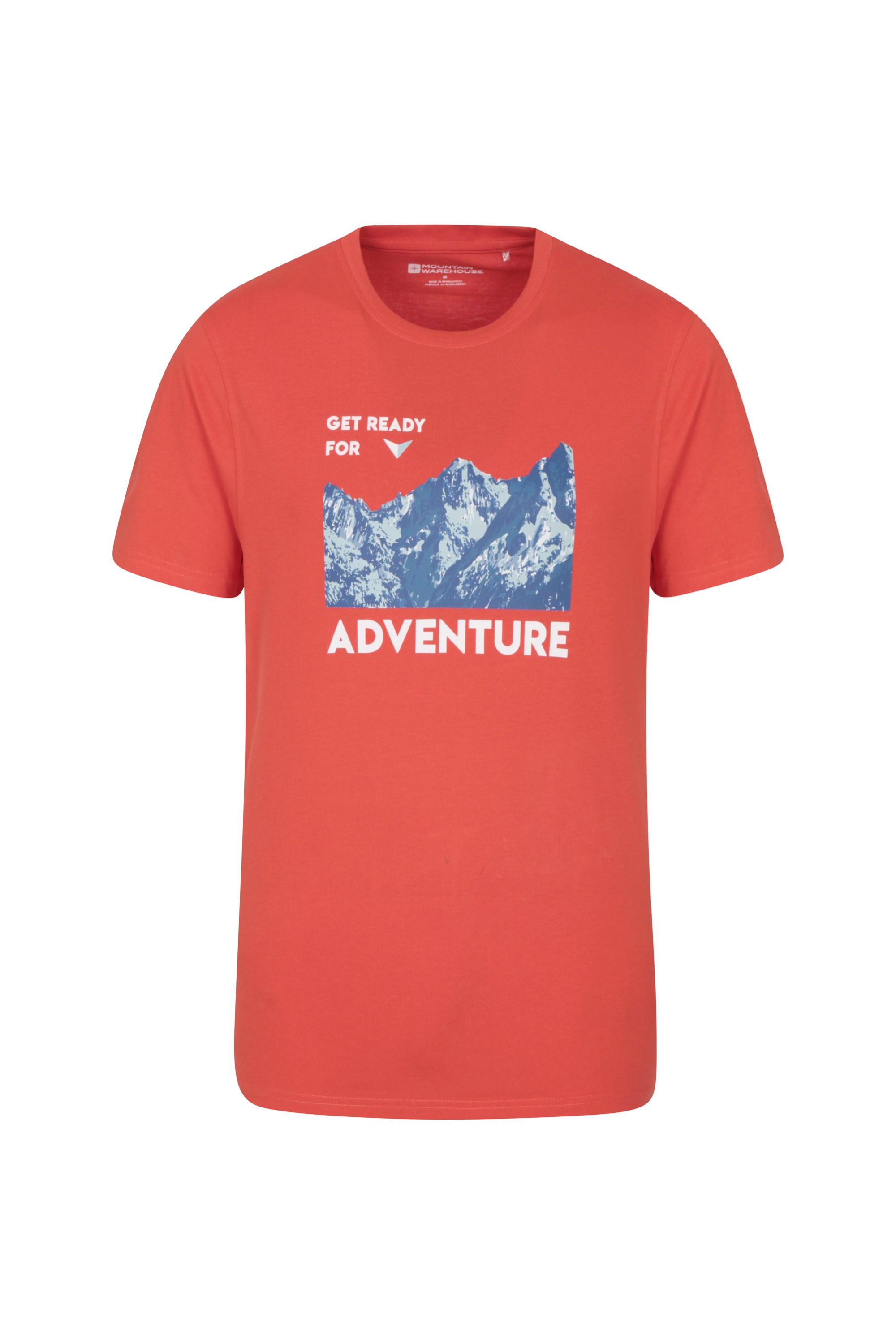 Mountain Warehouse Ready For Adventure Mens Tee Red