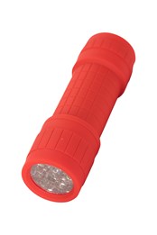 9 LED Gummi-Taschenlampe