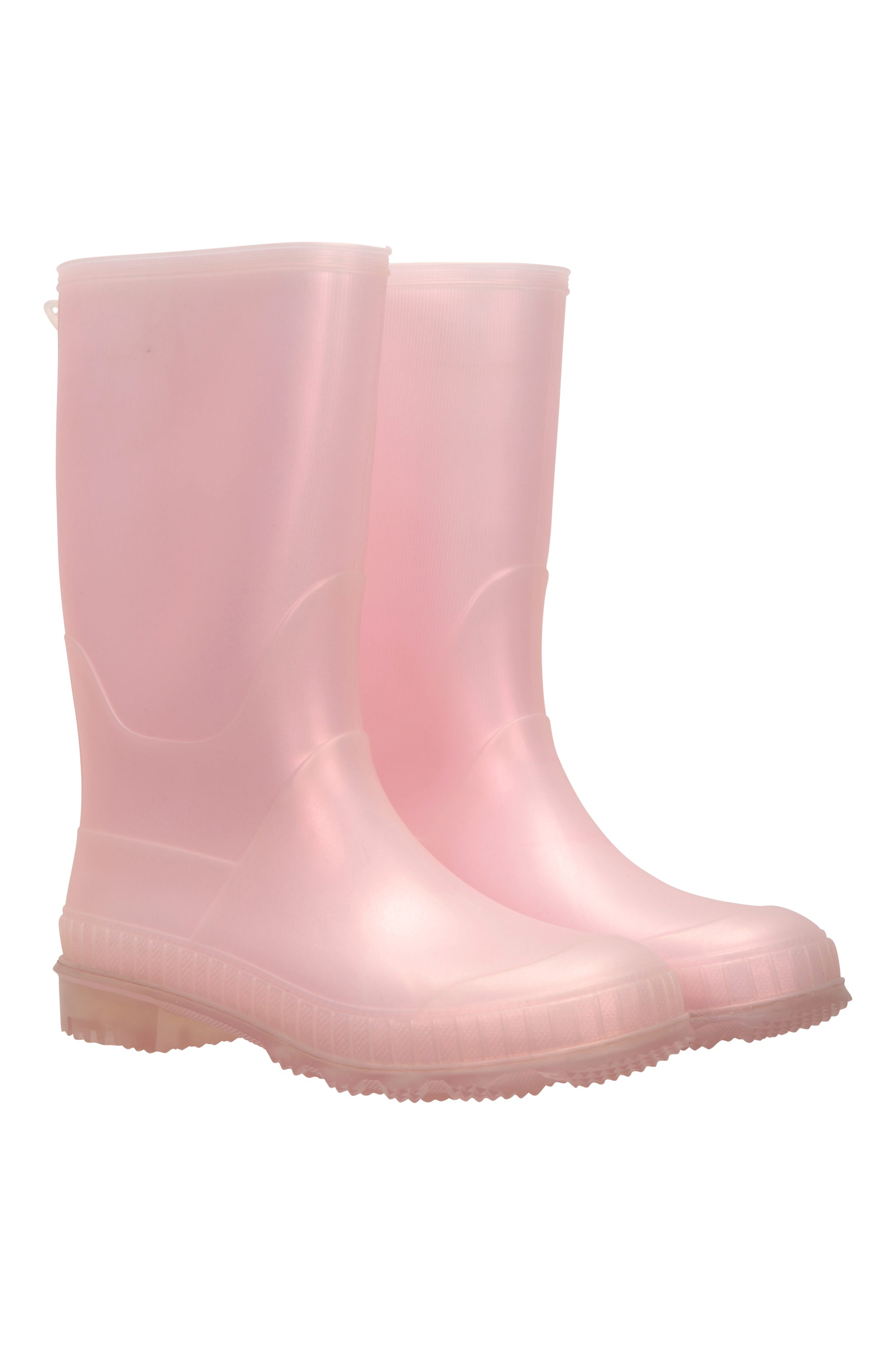 Plain Kids Rain Boots - Light Pink