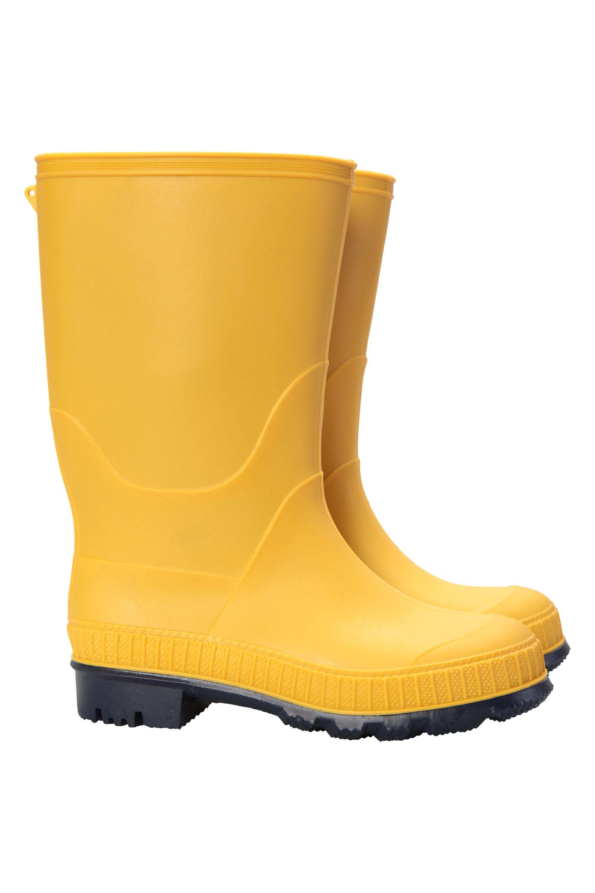 Plain Kids Rain Boots - Yellow
