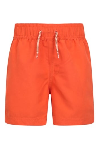 Aruba Kids Swim Shorts Bright Orange