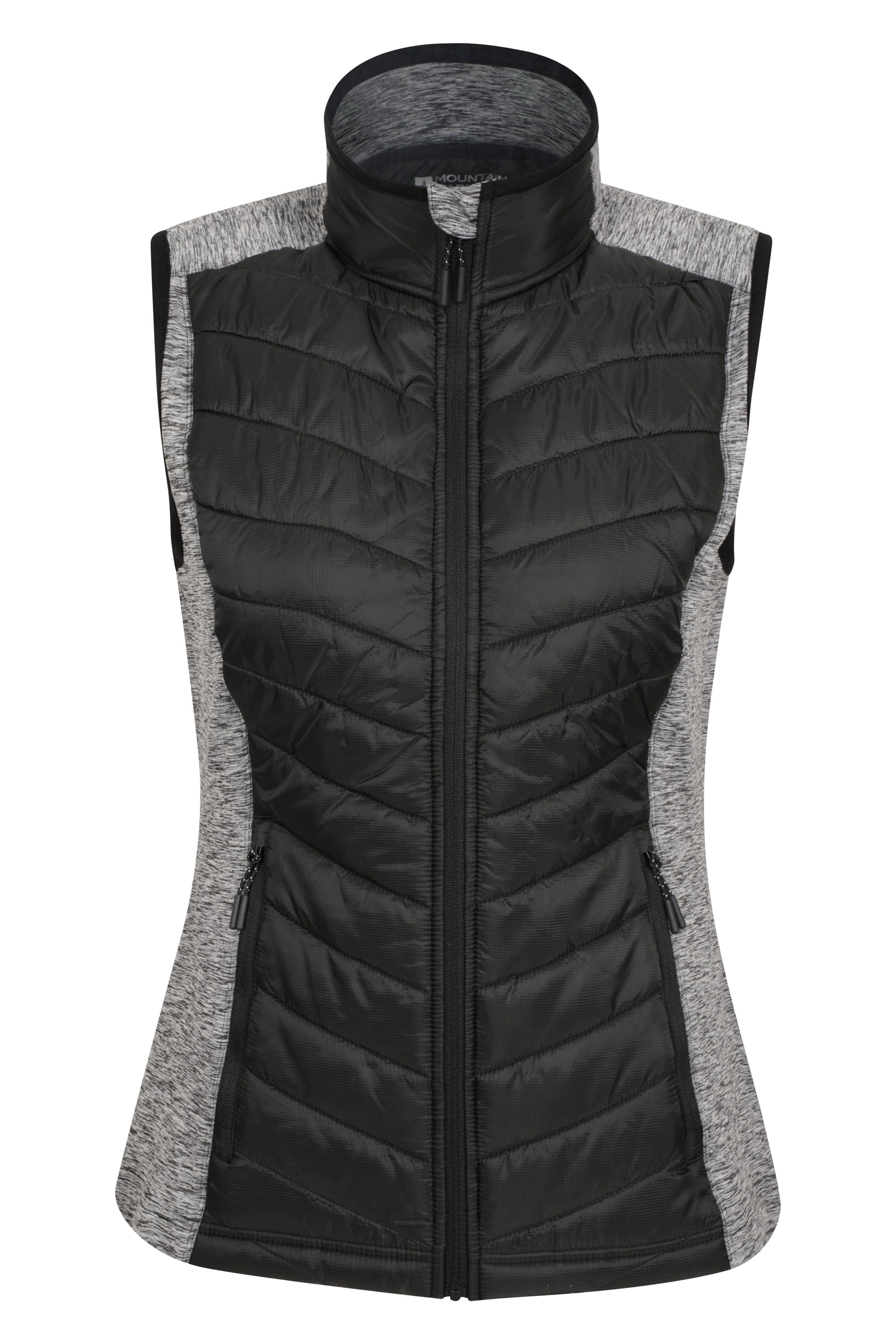 Action Padded Womens Insulated Vest - Black