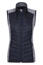 Action Padded Womens Padded Gilet Navy