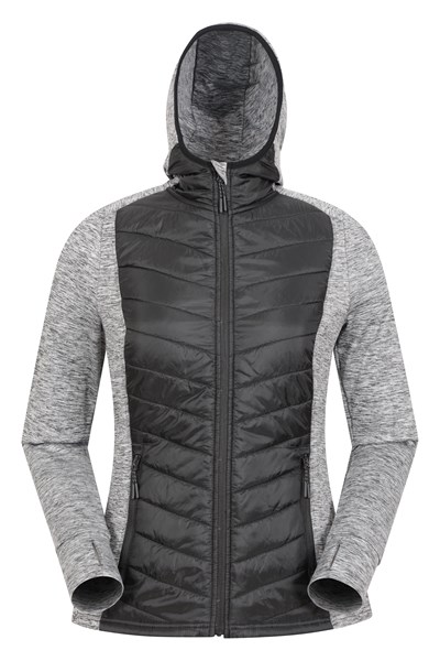 Action Packed Womens Padded Jacket - Black