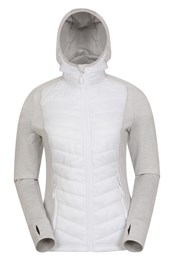 Action Packed Womens Padded Jacket White