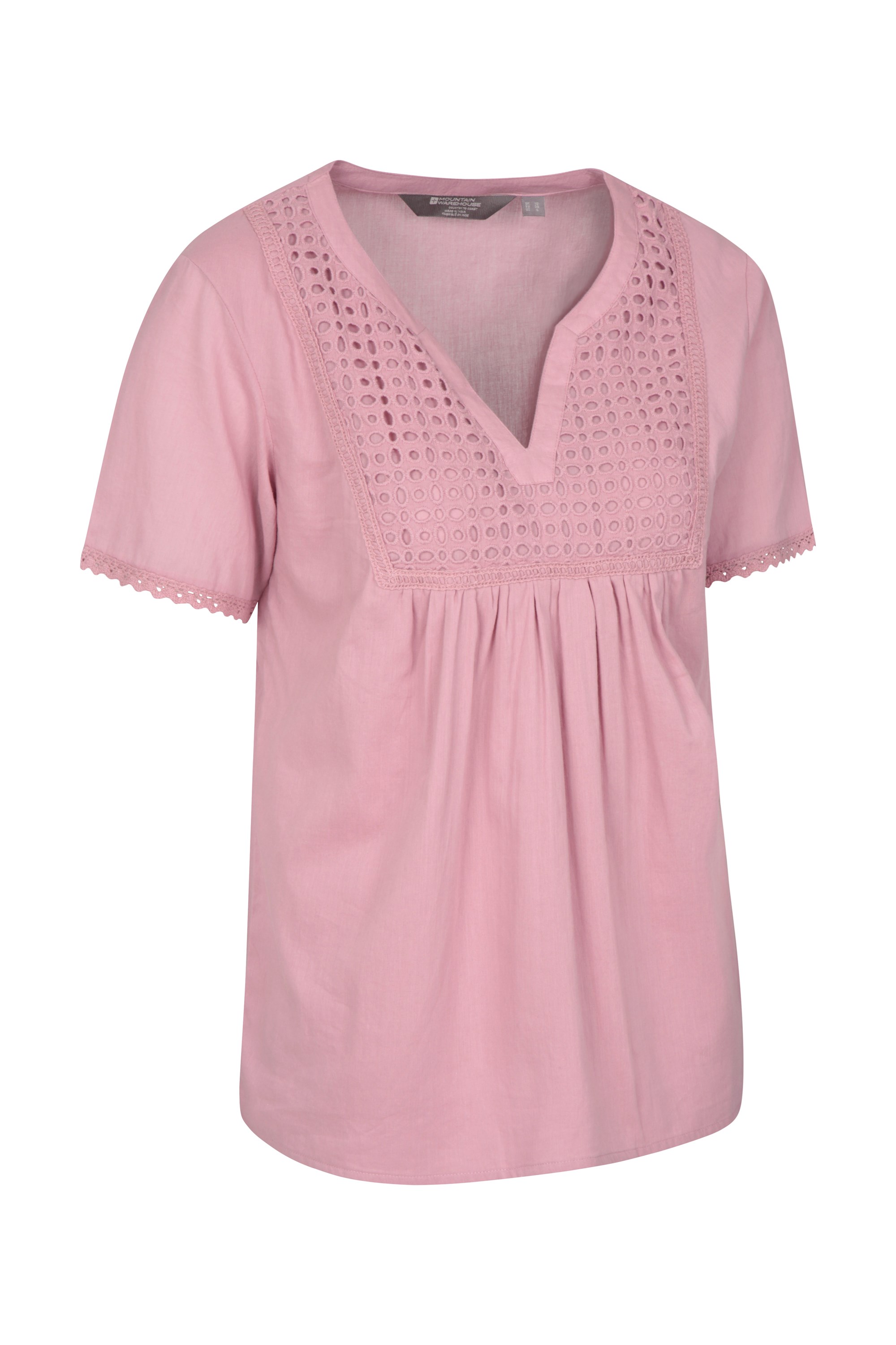 Mountain Warehouse Womens Lightweight Shirt 100/% Cotton Made of Natural Fibres