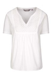 Paris Embroidered Womens Top