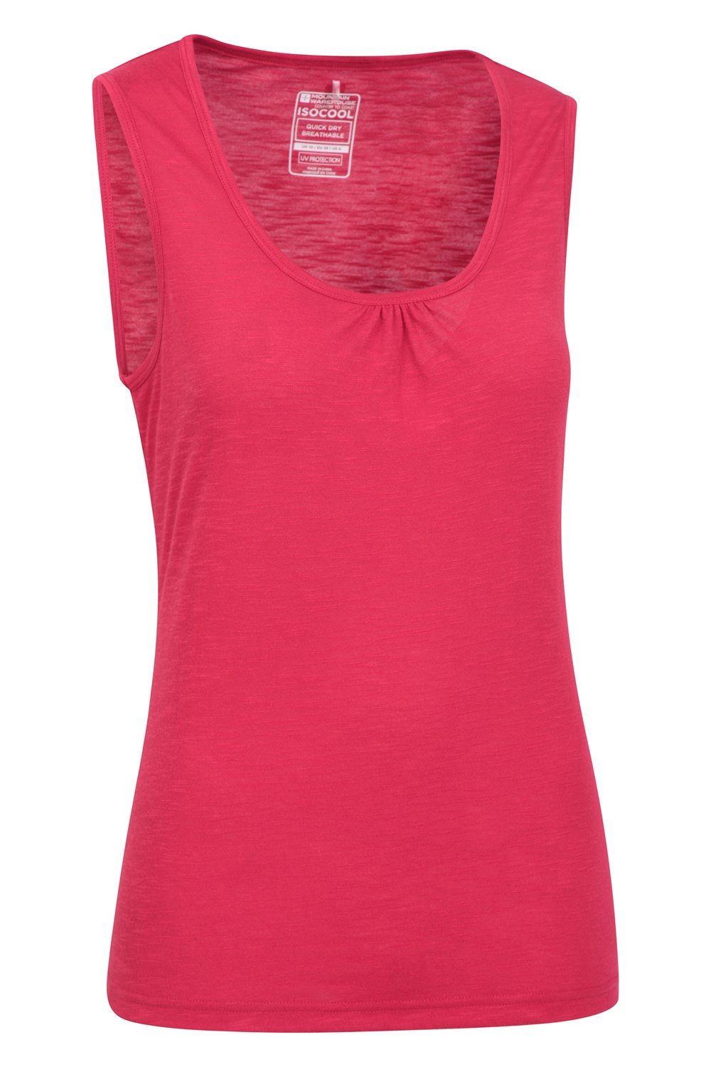 Mountain Warehouse Womens Agra Slub Vest Lightweight Summer Tank Top Ladies Tee - Picture 39 of 48
