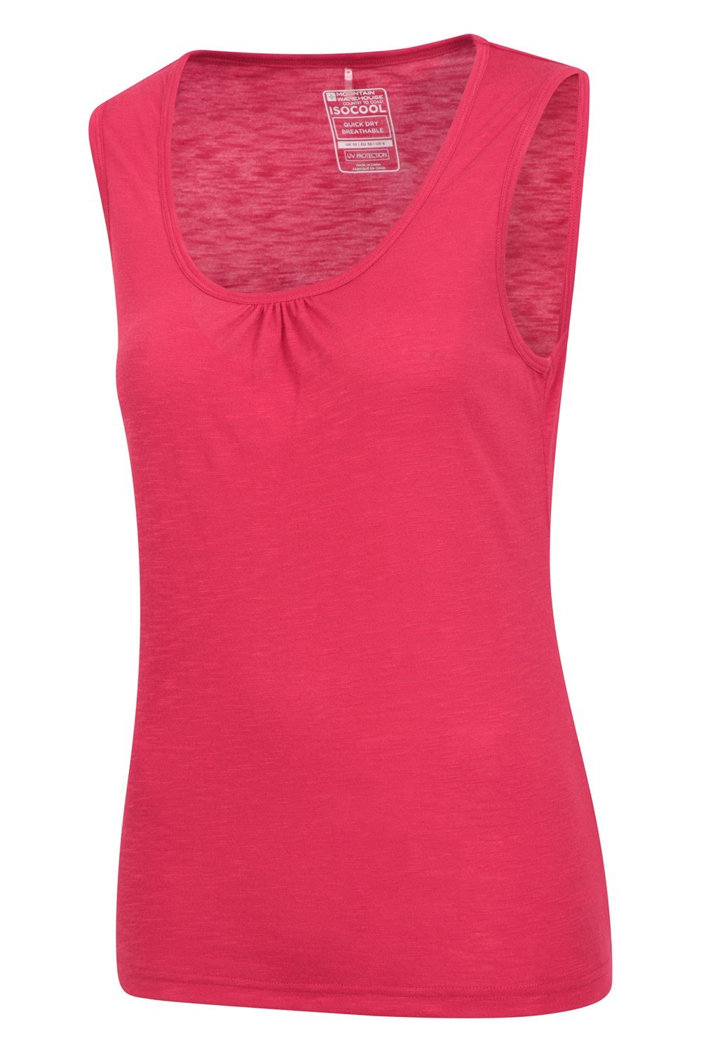 Mountain Warehouse Womens Agra Slub Vest Lightweight Summer Tank Top Ladies Tee - Picture 41 of 48
