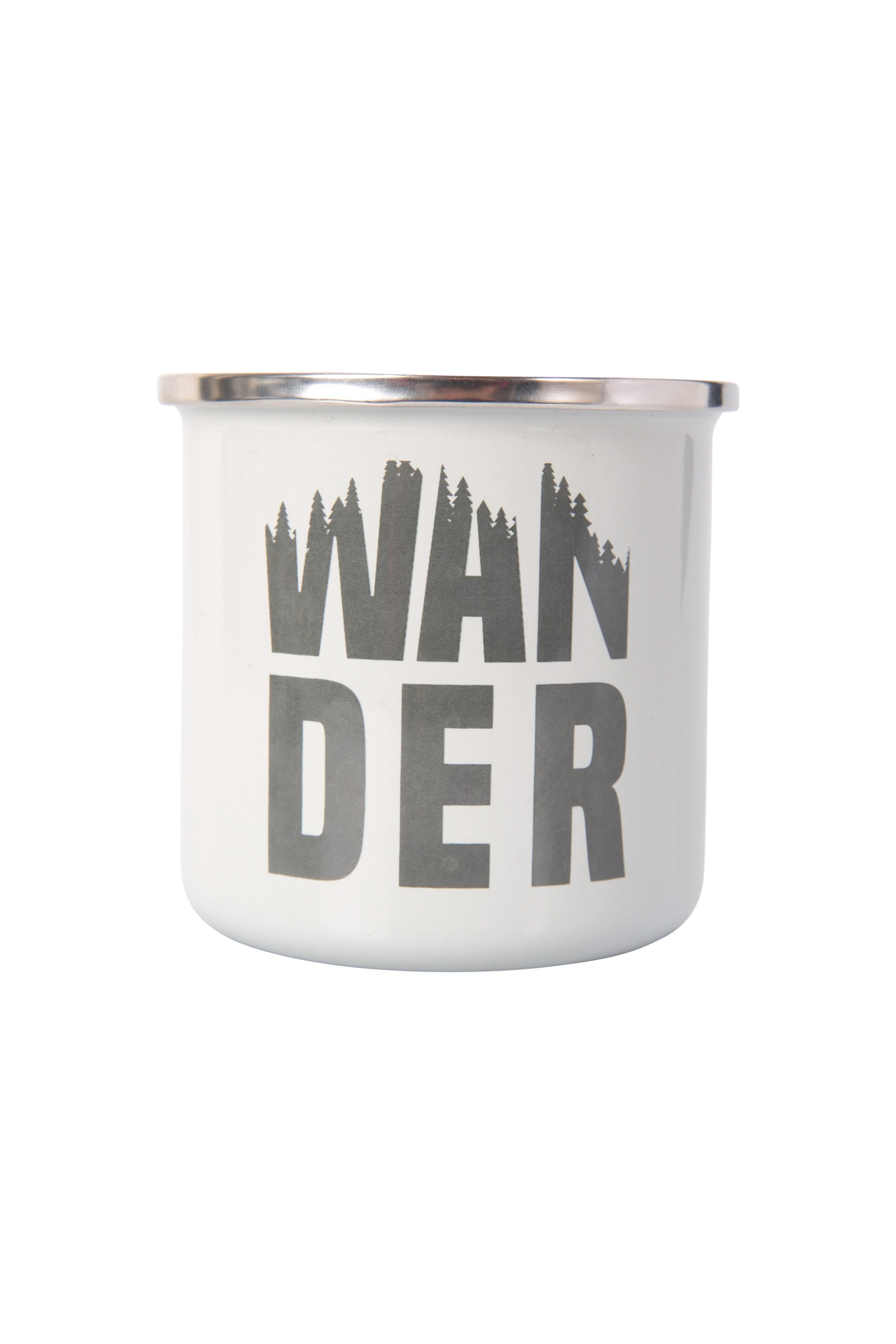 Mountain Warehouse Wander Enamel Mug Grey