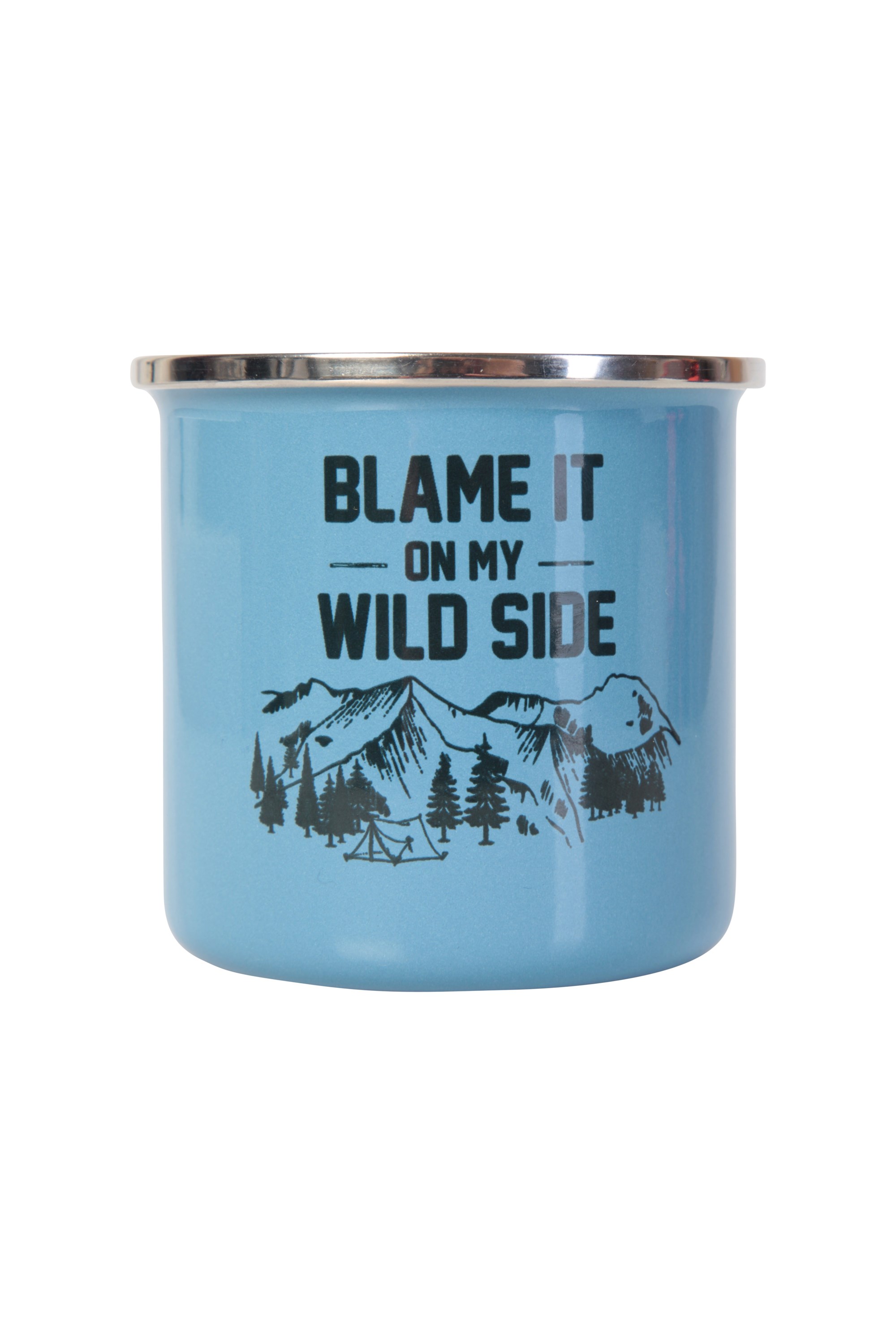 Mountain Warehouse Wildlife Enamel Mug Turquoise