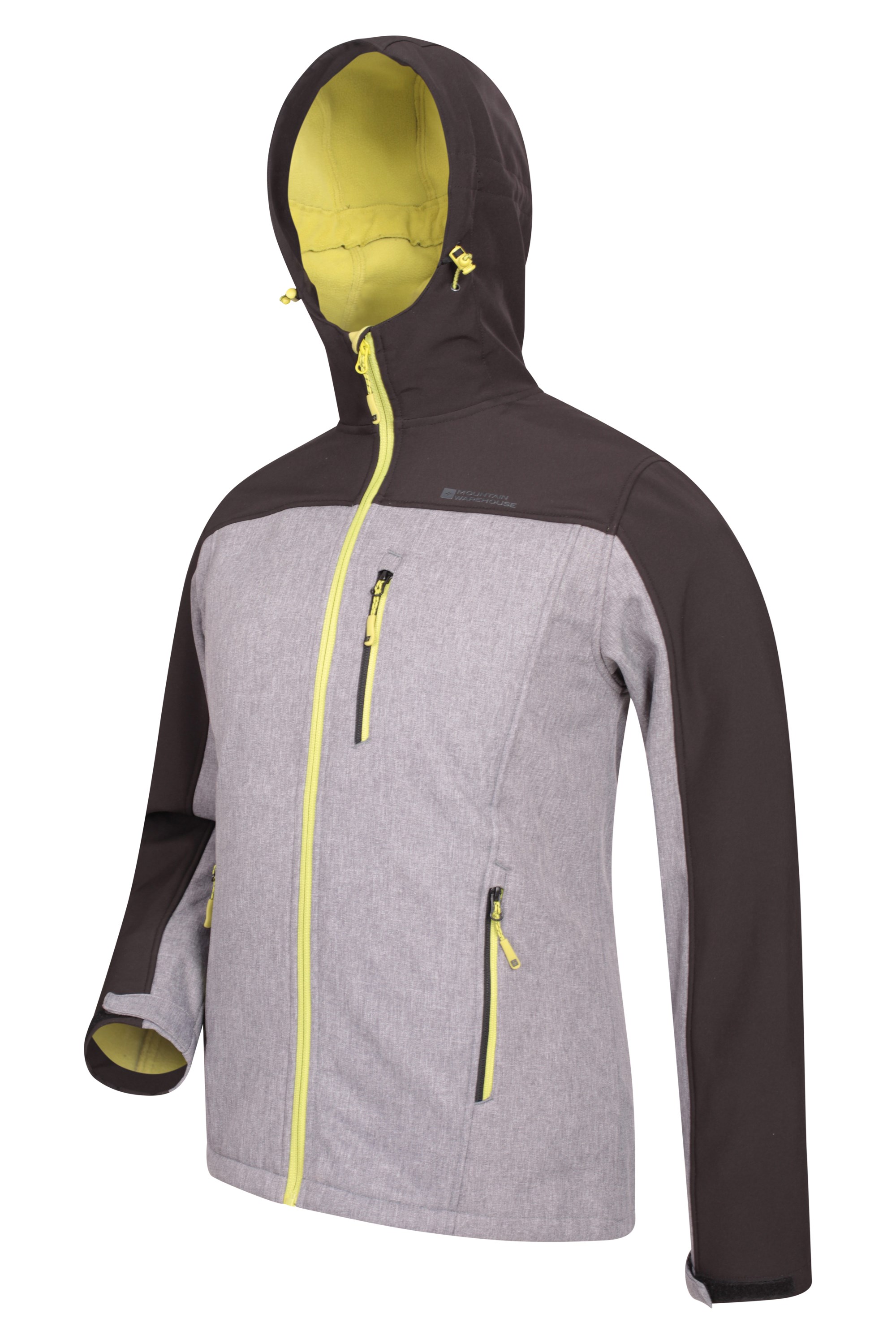 Camping Fleece Lined Outerwear Bonded Fabric Jacket Water Resistant Rain Sweater Clothing for Winter Walking Outdoor Mountain Warehouse Arctic II Mens Softshell