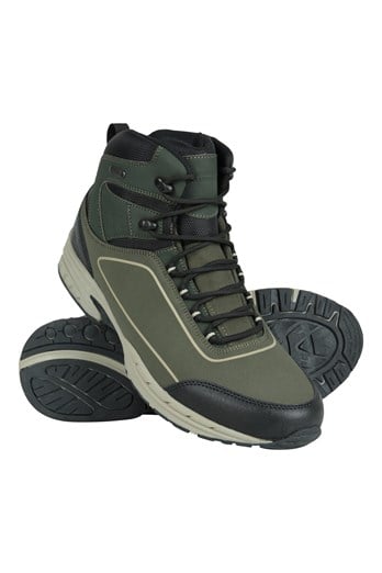 Ramble Mens Waterproof Softshell Walking Boots Khaki