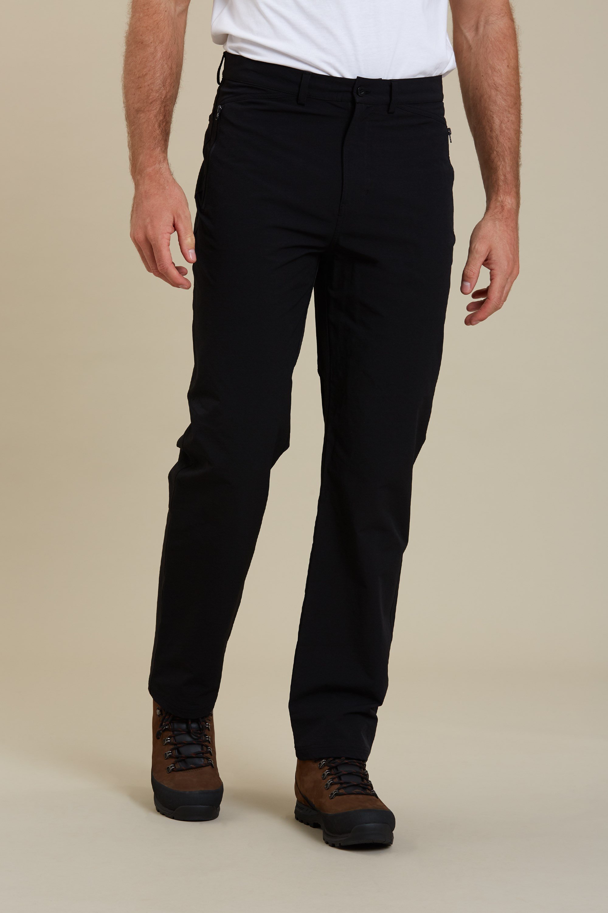 Mountain Mens Stretch Trousers - Black