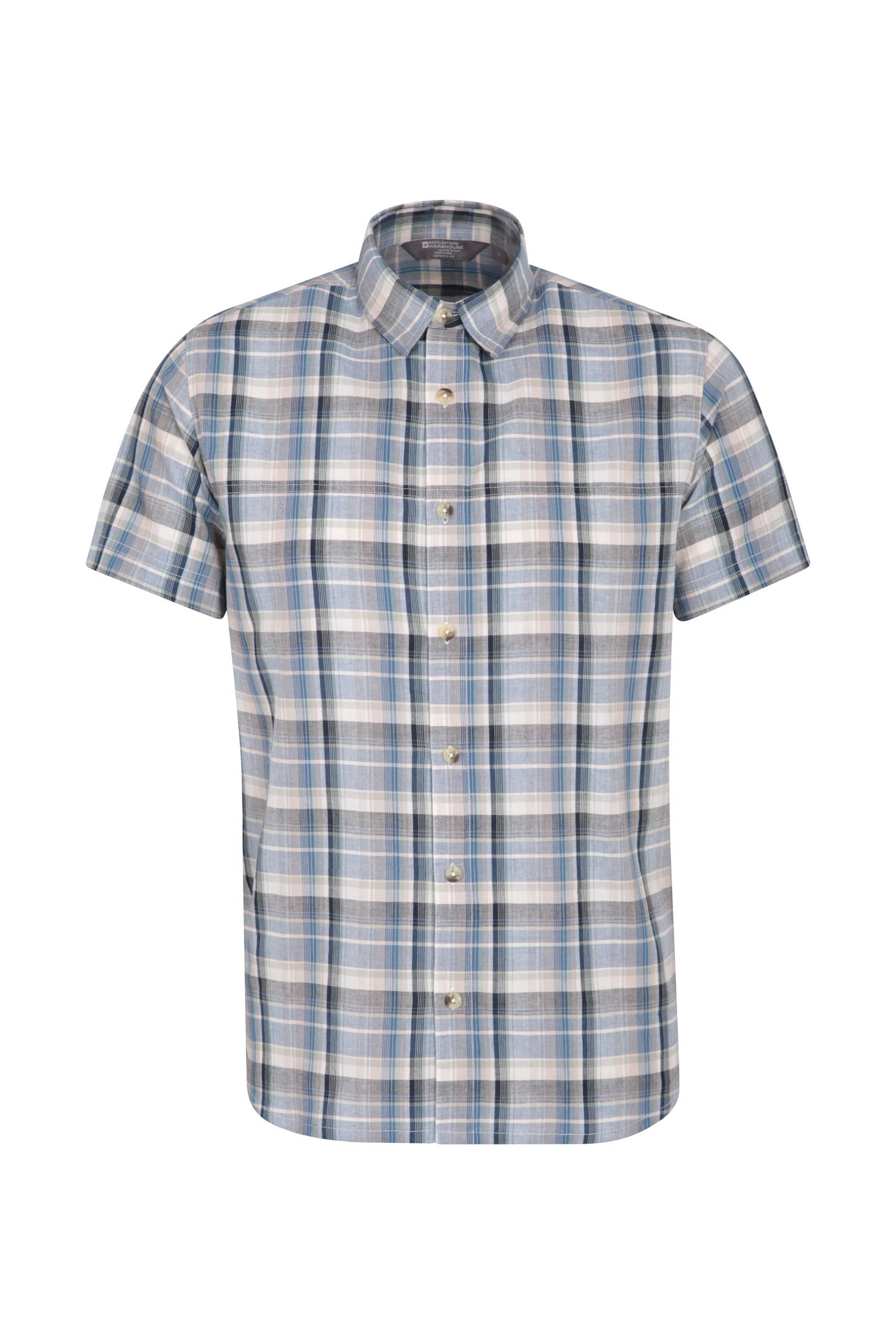 Chemise Hommes Vacation Check - Gris