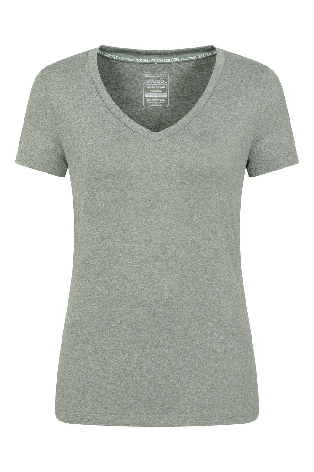Mountain Warehouse Womens V Neck Tee Lightweight Breathable Comfortable T-Shirt - Picture 27 of 49