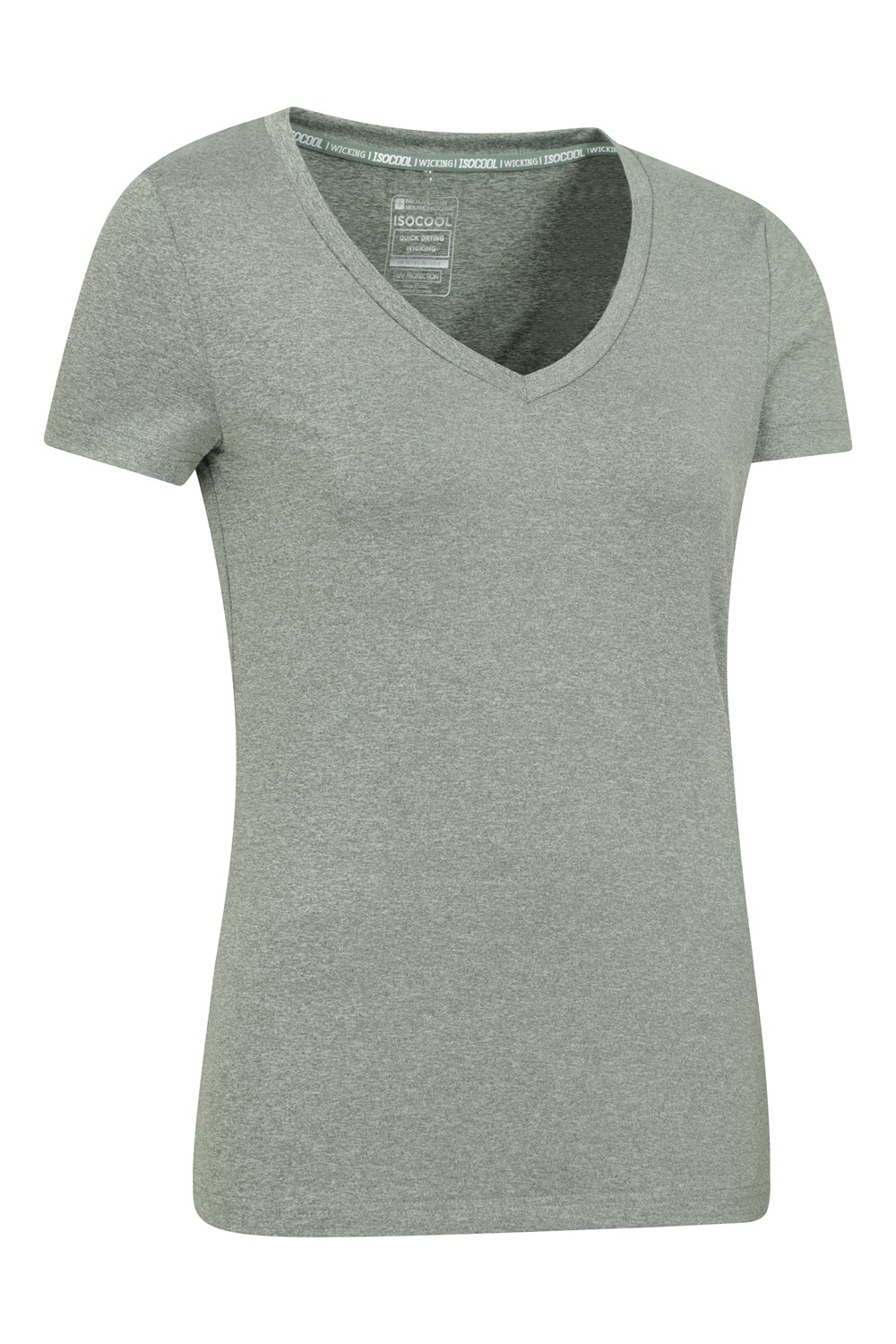 Mountain Warehouse Womens V Neck Tee Lightweight Breathable Comfortable T-Shirt - Picture 28 of 49